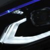 Φανάρια Set Για Vw Golf VΙ 6 08 12 Mk8 Golf Look Dynamic Start DRL amp Φλας Μαύρα Full Led Με Μοτέρ VLand 14