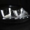 Φανάρια U Type Led Chrome Με Φώτα Ημέρας DRL Volkswagen Golf 7 3