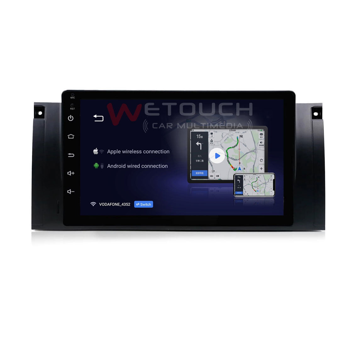 BMW E39 MULTIMEDIA OEM 1995 2003 9 ΑΦΗΣ ANDROID 232GB GPS NAVIGATION RADIO BLUETOOTH MIRRORLINK WiFi WETOUCH WT11BM01GPS 10