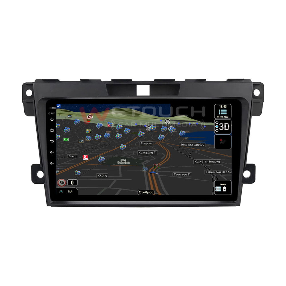 MAZDA CX 7 MULTIMEDIA OEM 2008 2015 9 ΑΦΗΣ ANDROID 232GB GPS NAVIGATION RADIO BLUETOOTH MIRRORLINK WiFi WETOUCH WT11MZ02GPS 3