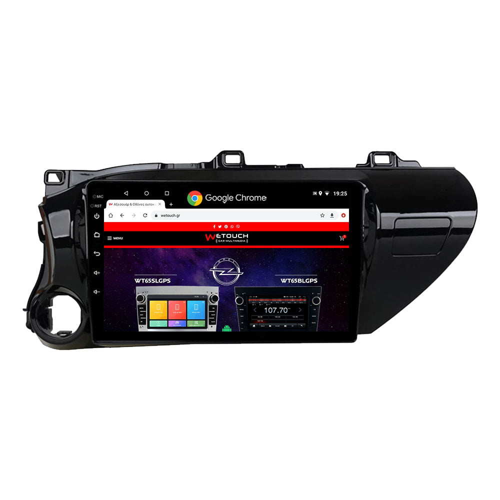 TOYOTA HILUX 2016 2018 MULTIMEDIA OEM 10.1 ΑΦΗΣ ANDROID 232GB GPS NAVIGATION RADIO BLUETOOTH MIRRORLINK WiFi WETOUCH WT11TY03GPS 10