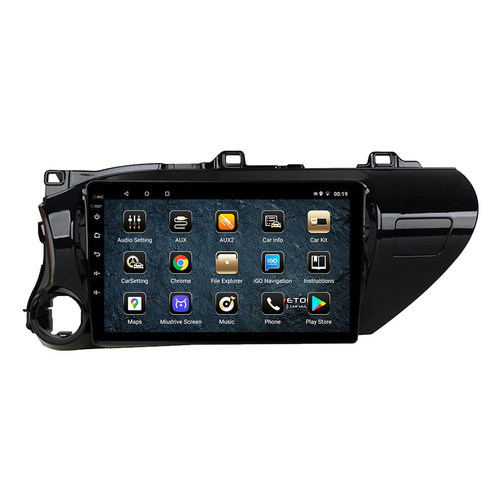 TOYOTA HILUX 2016 2018 MULTIMEDIA OEM 10.1 ΑΦΗΣ ANDROID 232GB GPS NAVIGATION RADIO BLUETOOTH MIRRORLINK WiFi WETOUCH WT11TY03GPS 12