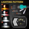 LED ΧΩΝΕΥΤΟΙ 120Watt 19cm 10 30V ΜΕ 2 ΣΚΑΛΕΣ DYNAMIC ΦΛΑΣ 2 ΤΕΜΑΧΙΑ 3