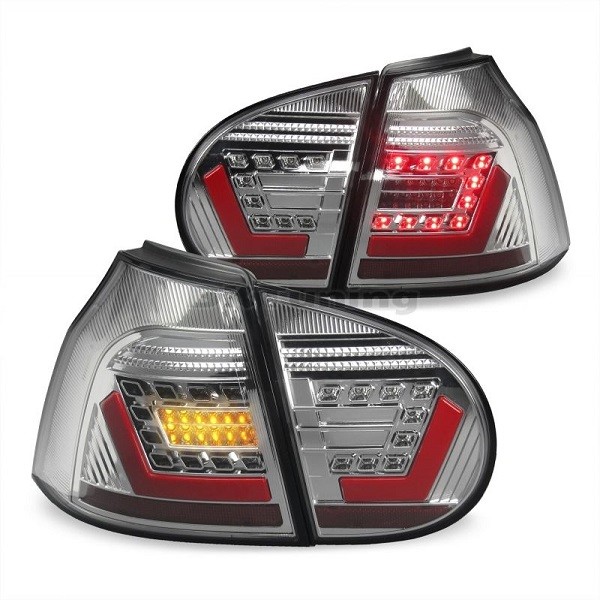 φανάρια full led για VW Golf 5 lightbar design chrome 1