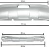  εμπρός και πίσω Προστατευτικά Nissan Qashqai 2008 j10 3