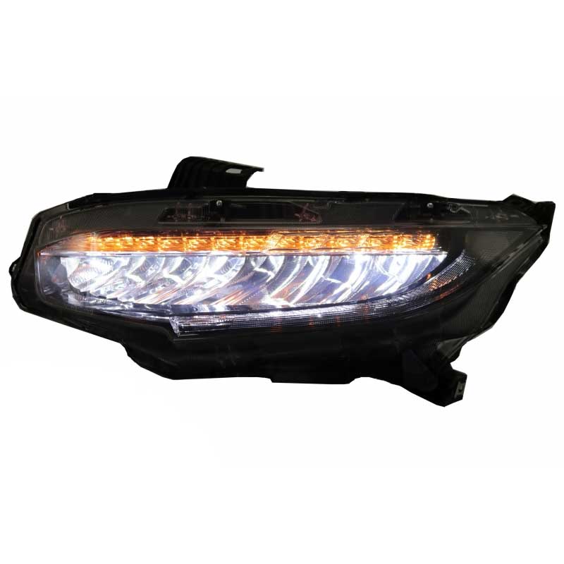 FULL LED ΓΙΑ HONDA CIVIC MK10 FCFK 2016 ΜΕ ΔΥΝΑΜΙΚΗ ΕΝΔΕΙΞΗ ΦΛΑΣ 2ΤΜΧ 6
