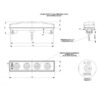 ΟΡΟΦΗΣ HORPOL ΛΕΥΚΑ ΜΕ 4LED 12V24V ΓΙΑ SCANIA 1ΤΕΜ 3