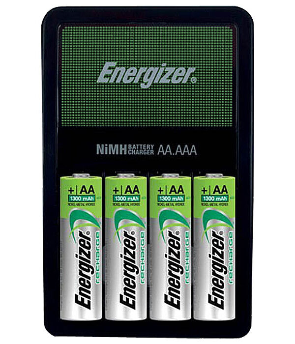 μπαταριών AAAAA Energizer ΜΑΧΙ με 4 επαναφορτιζόμενες μπαταρίες ΑΑ 2000mAh. ENERGIZER 1